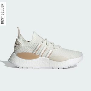 Adidas NMD_W1 shoes in cream. Lightly warn, in great condition